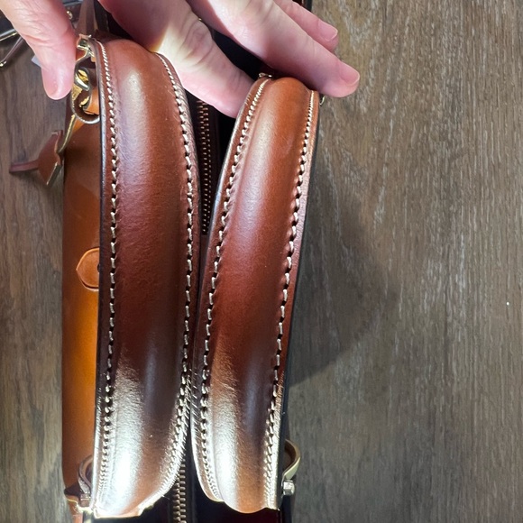 Dooney & Bourke Alto Small Camilla in Color Saddle - Picture 12 of 15